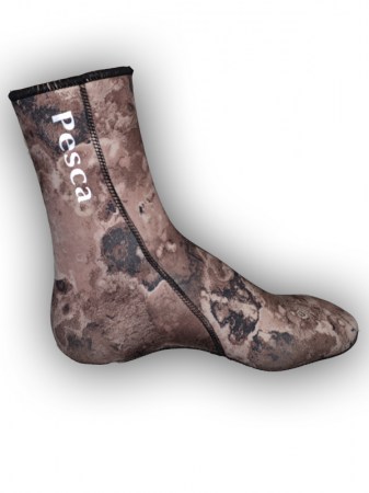 Καλτσάκια κατάδυσης: Comfort Camo Brown 5,0 mm.