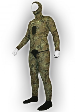 Στολή κατάδυσης: Comfort Camo  Olive 6,5 mm.